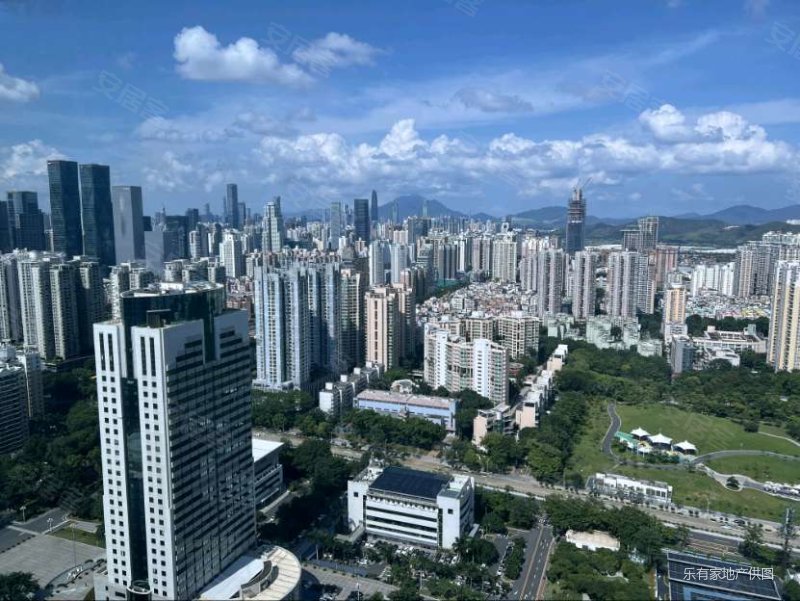 福田中心云端总裁公寓高层远眺香港可改两房次新低税北方业主诚售