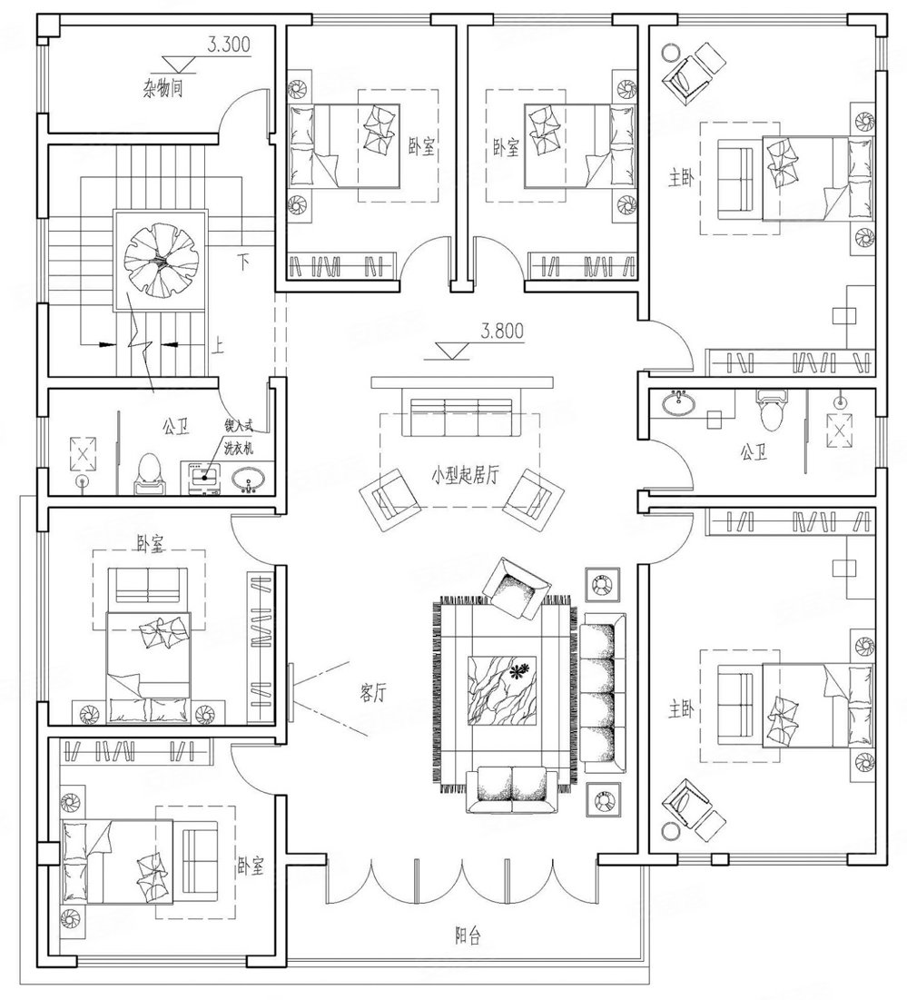 登龙花园10室4厅5卫910㎡南北1180万