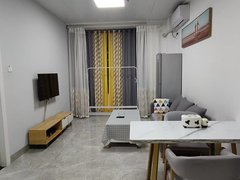 防城港港口桃花湾广场短租法兰迪八爪鱼楼上一室一厅出租房源真实图片