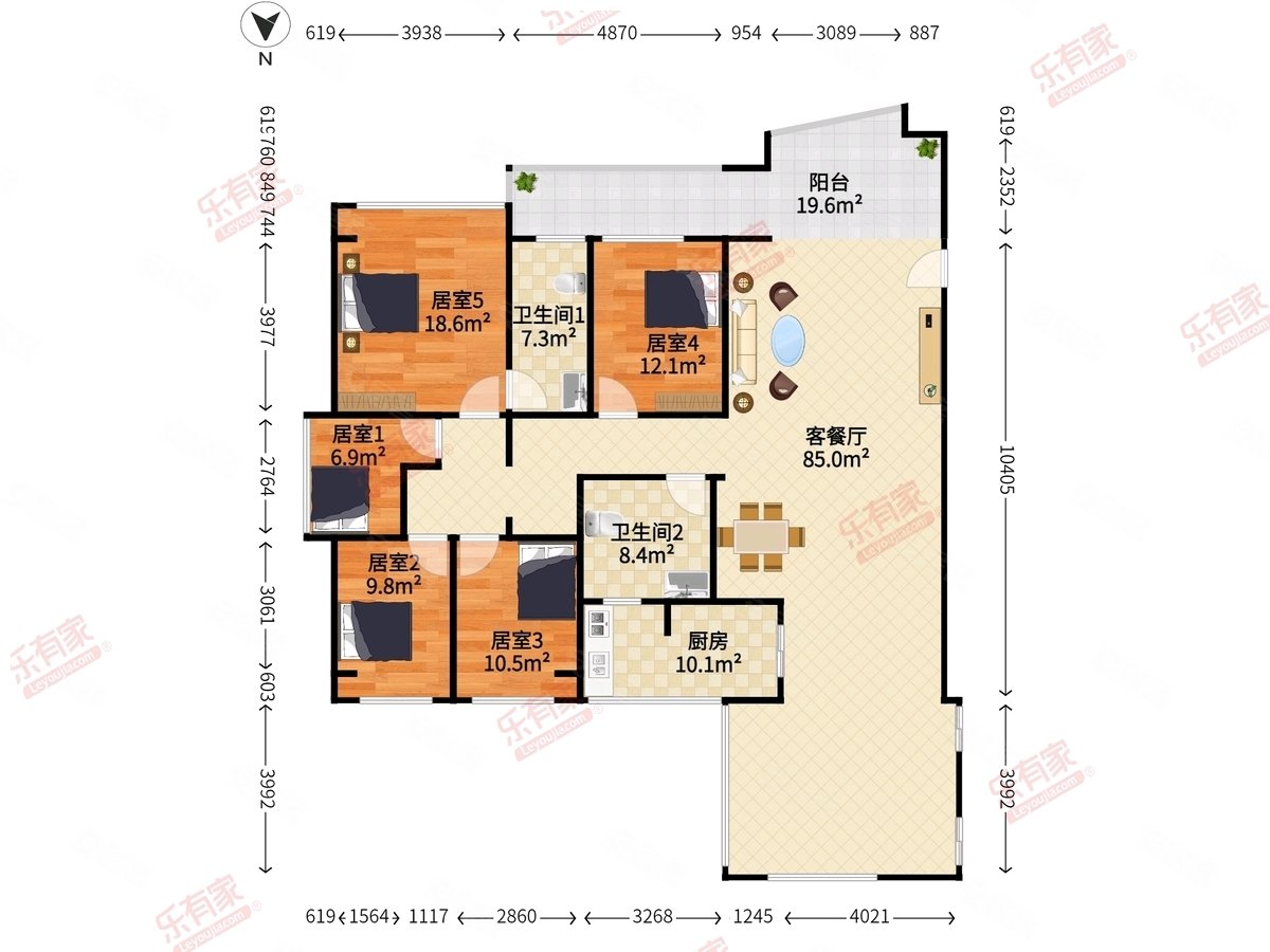 阅山华府双拼房独门独户进门带花园,实用面积156平看房有钥匙