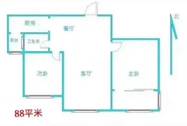 碧桂园凤凰城临湖苑4室2厅2卫133.26㎡南北75万