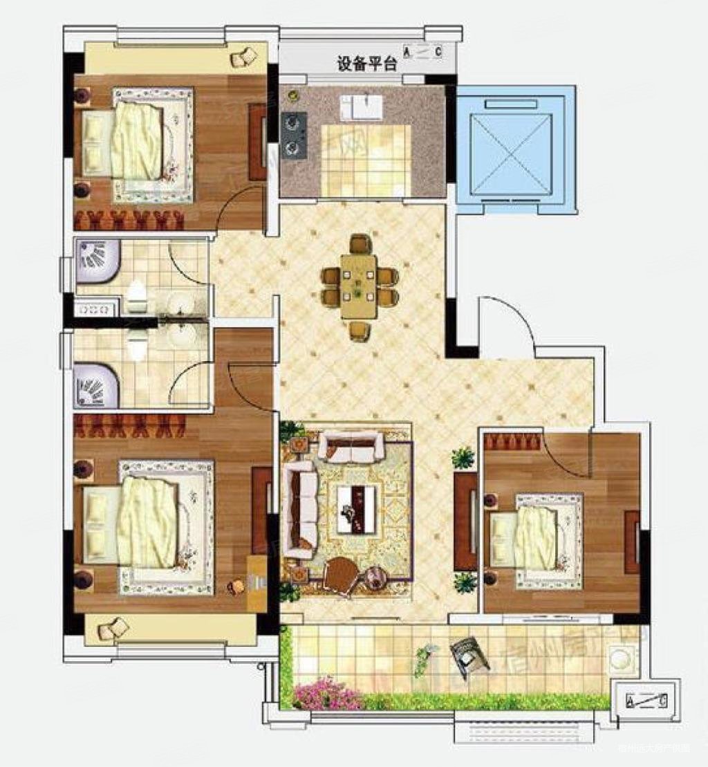 汴河小镇一期房主自装现在诚心出售满二随时看房