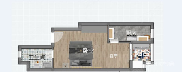 香岸花园1室1厅1卫39.46㎡西15万