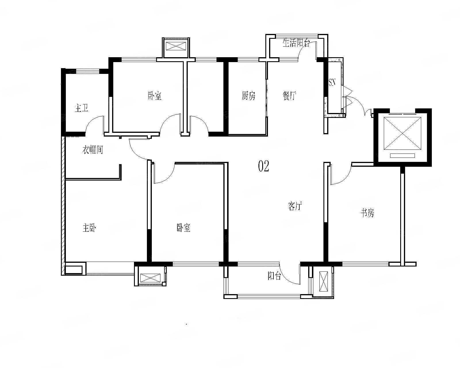 碧桂园天悦府4室2厅2卫140㎡南北140万