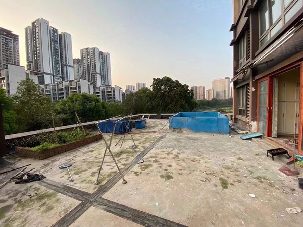 重庆永川万达广场智永御景水岸万达旁 可养宠物带一百平露台两室 可月