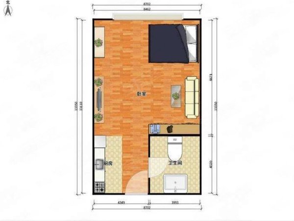 上海徐汇建国西路巴黎时韵电梯房,嘉善路地铁口,精装修一室一厅,复旦