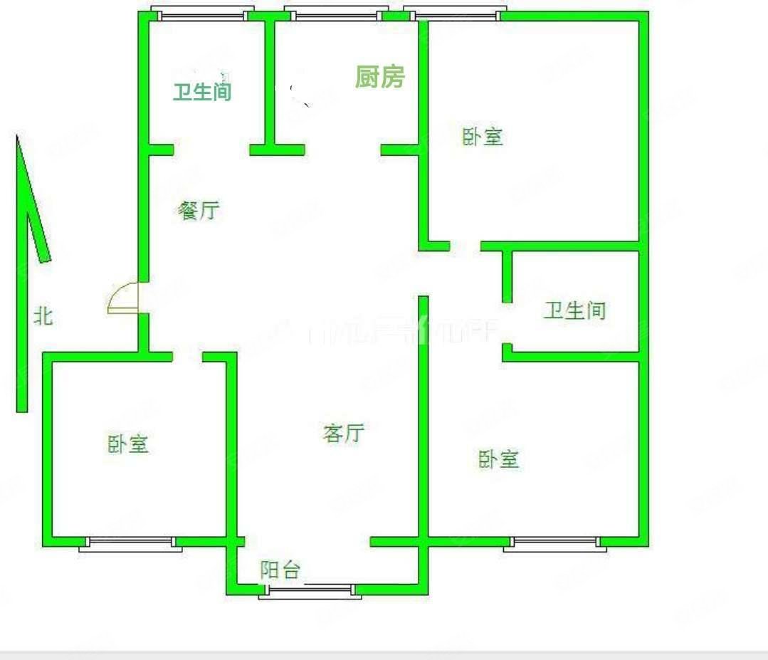 清溪康郡多层三楼三室两厅两卫