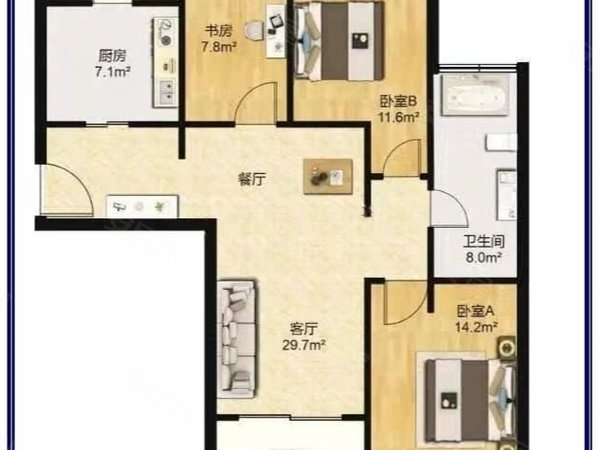 【多图】晶耀名邸(二期),前滩租房,真房实价丨caz全新界面丨晶耀名邸