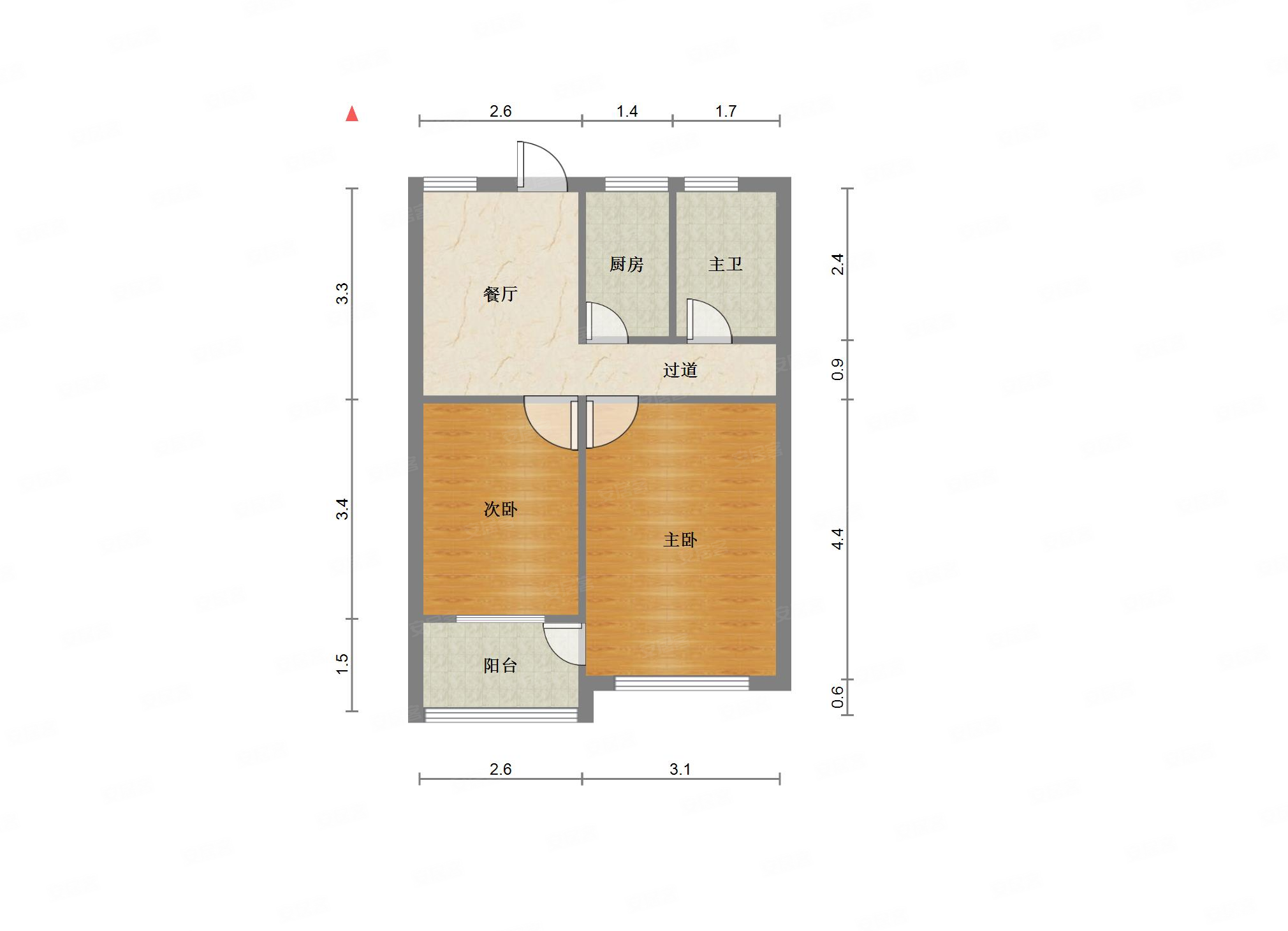 东部二热兰大一分部小户型电梯房看房随时