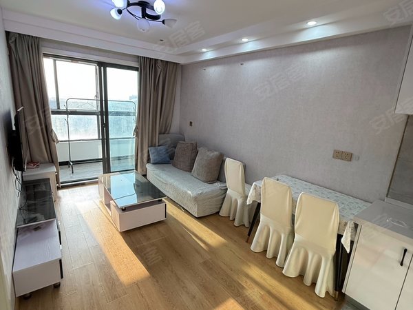 海宁长安镇农发区新天地公馆大学城旁 朗诗新天地公寓 一室精装房 好楼层出租房源真实图片