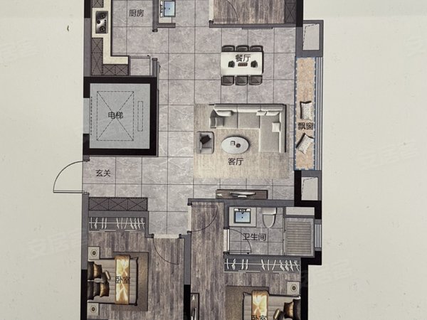 金华婺城婺城江南王下滩街41号楼江南公商城旁，去万达世贸都很方便，便宜租，月租也行出租房源真实图片