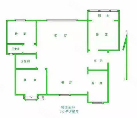 东方夏威夷3室2厅2卫152㎡南北119万