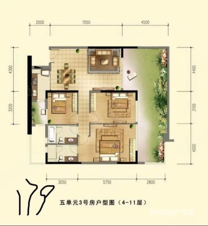 领秀翡翠湾5室2厅2卫160㎡南北190万