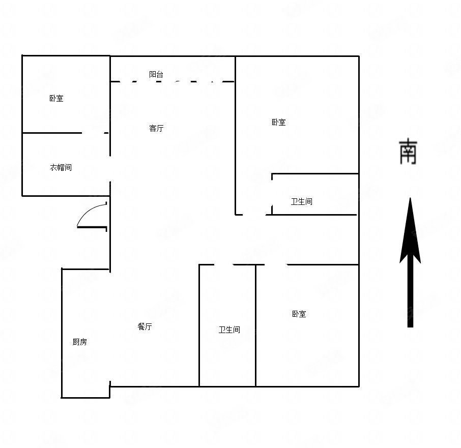 章盖营夏苑3室2厅2卫139㎡南北40万