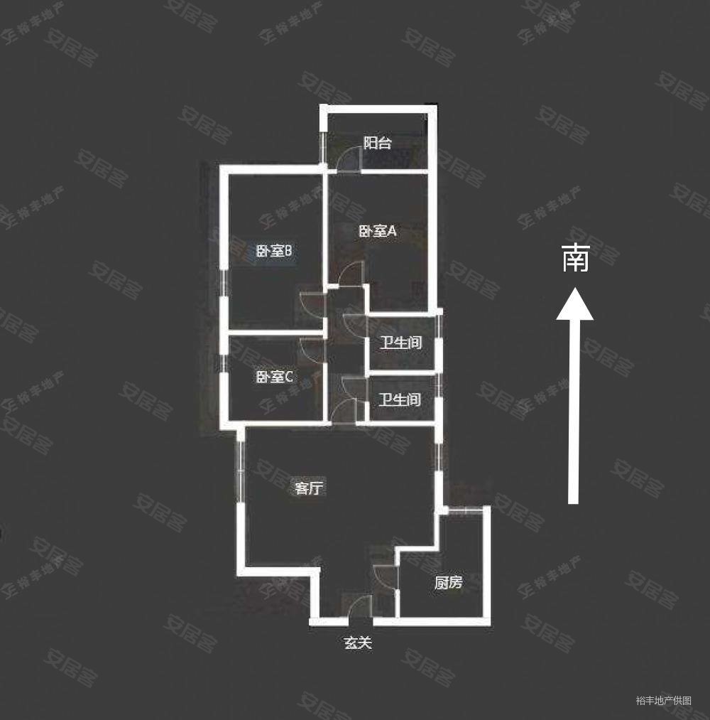 春晖苑(天河)3室2厅2卫110㎡东南430万