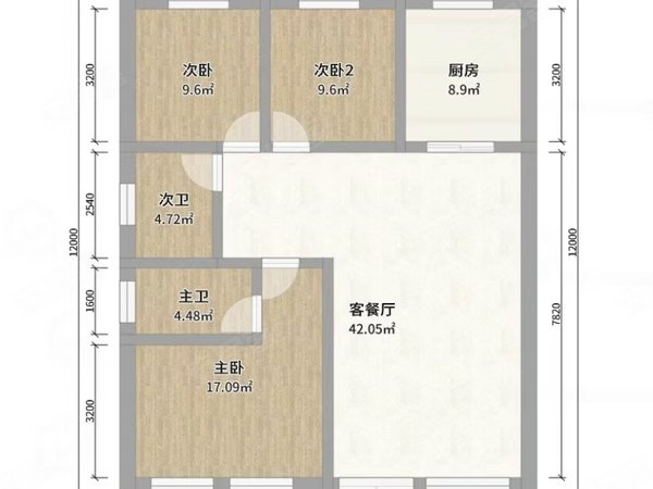 南宁青秀东葛路福彩小区可短租~中医药附近,次卧大落地窗,高楼层,民水电,押一付一~出租房源真实图片