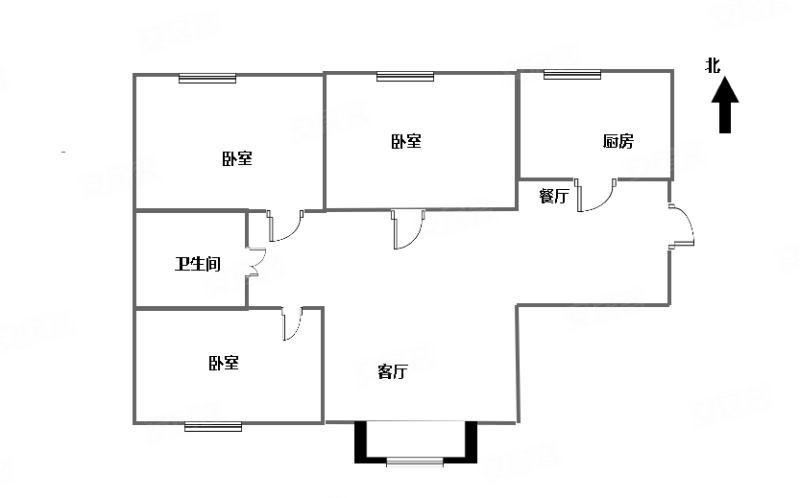 汉沽农场 东方嘉苑南区(宁河) 3室1厅
