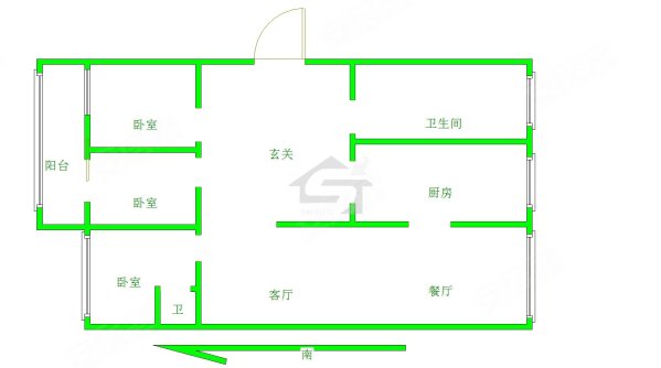 金色家园(潞州)3室2厅2卫150㎡南北115万