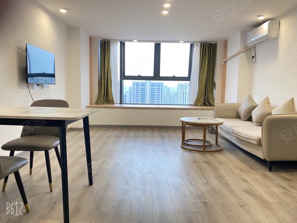 绍兴越城城北镜湖之星镜湖之星两室loft出租,不要中介费,可押一付一