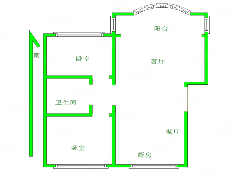 博雅西园户型图图片