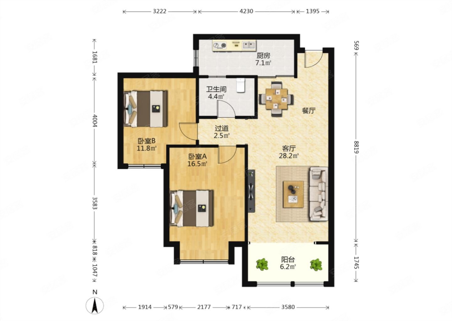 美伦山水华府业主精装未入住诚心出售满两年
