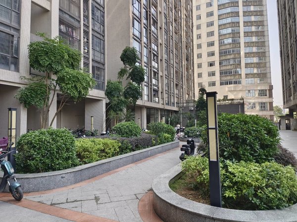 广州花都镜湖大道高晟广场小区高晟广场(高层1房1厅)全新未住 楼下