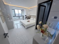 苏州吴中郭巷7号线地铁口精装奶油风大阳台好停车近苏州中心郭巷老街长申超市出租房源真实图片