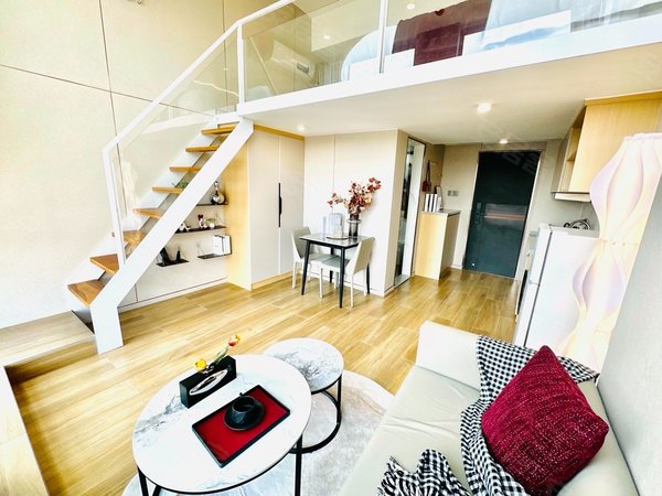 复式loft 精装一室一厅 拎包入住 采光好宽敞明亮,闵行租房-上海58