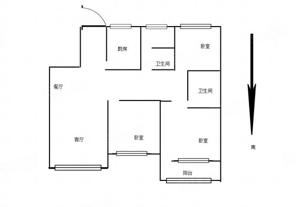 建兴桃园之家3室2厅2卫127㎡南北69.8万