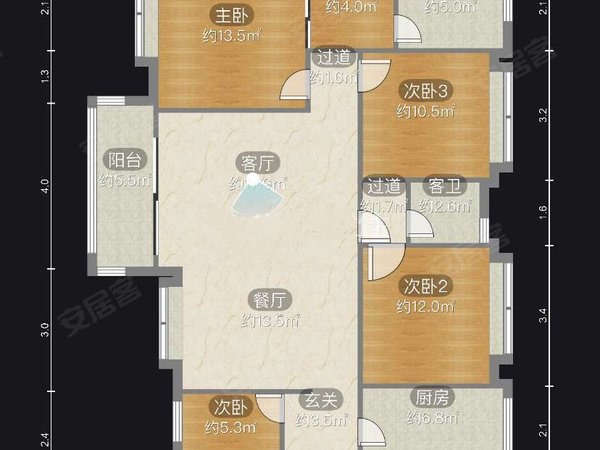 【多图】恒森自在城,长江路租房,新上房源长江路万科广场旁恒森自在城
