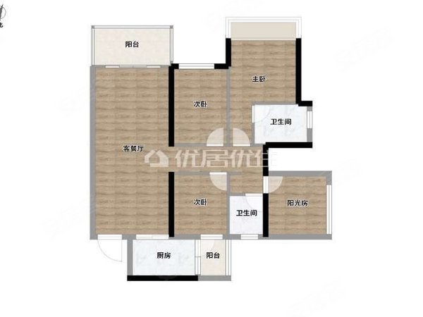 【多图】保利领秀前城翎峯台,凤岭南租房,空房 电梯房 整租 4室 保利