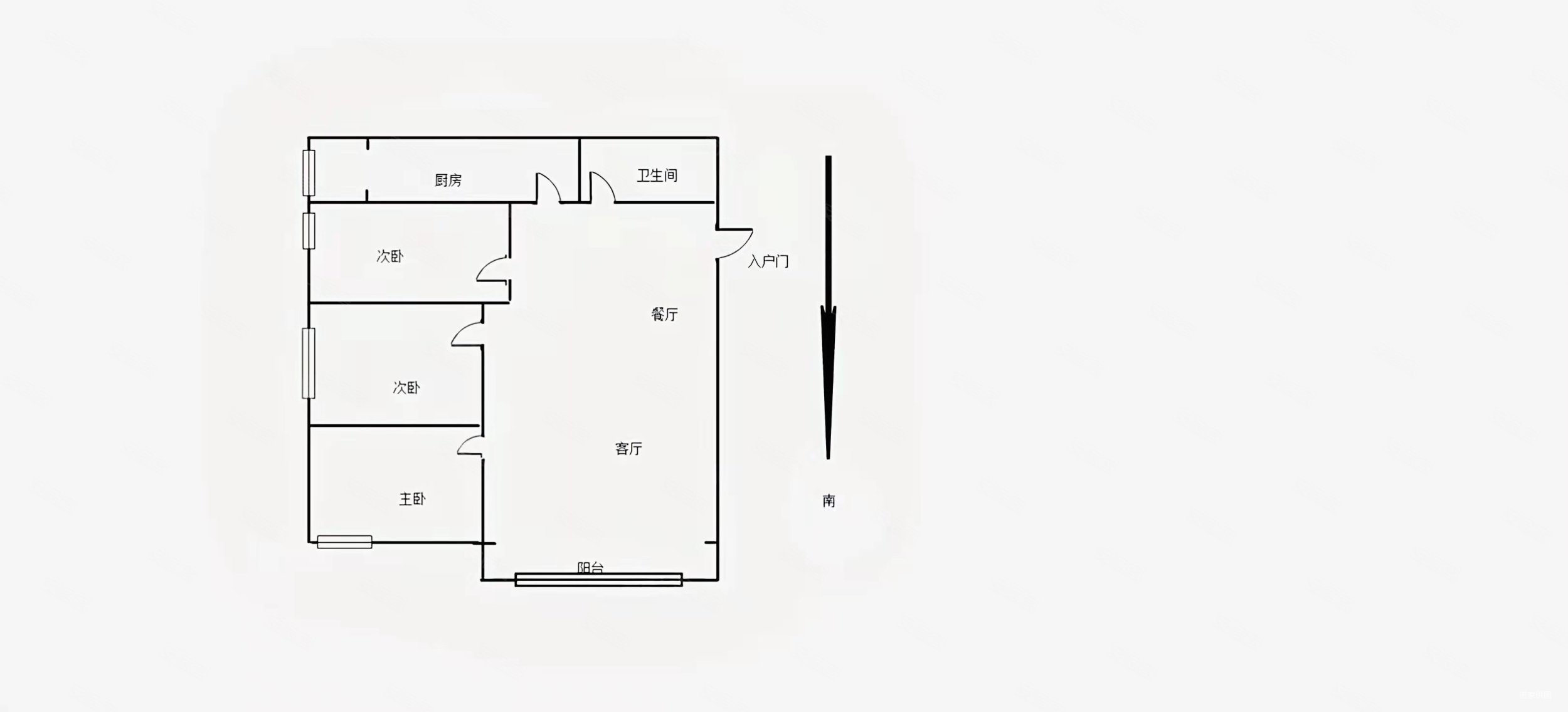 星耀五洲户型图125图片