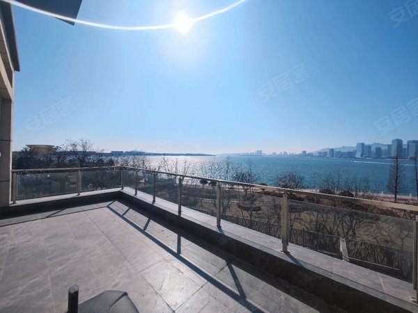 青岛黄岛薛家岛恒大金沙滩(商业别墅)唐岛湾前排别墅,百平院子,带水系