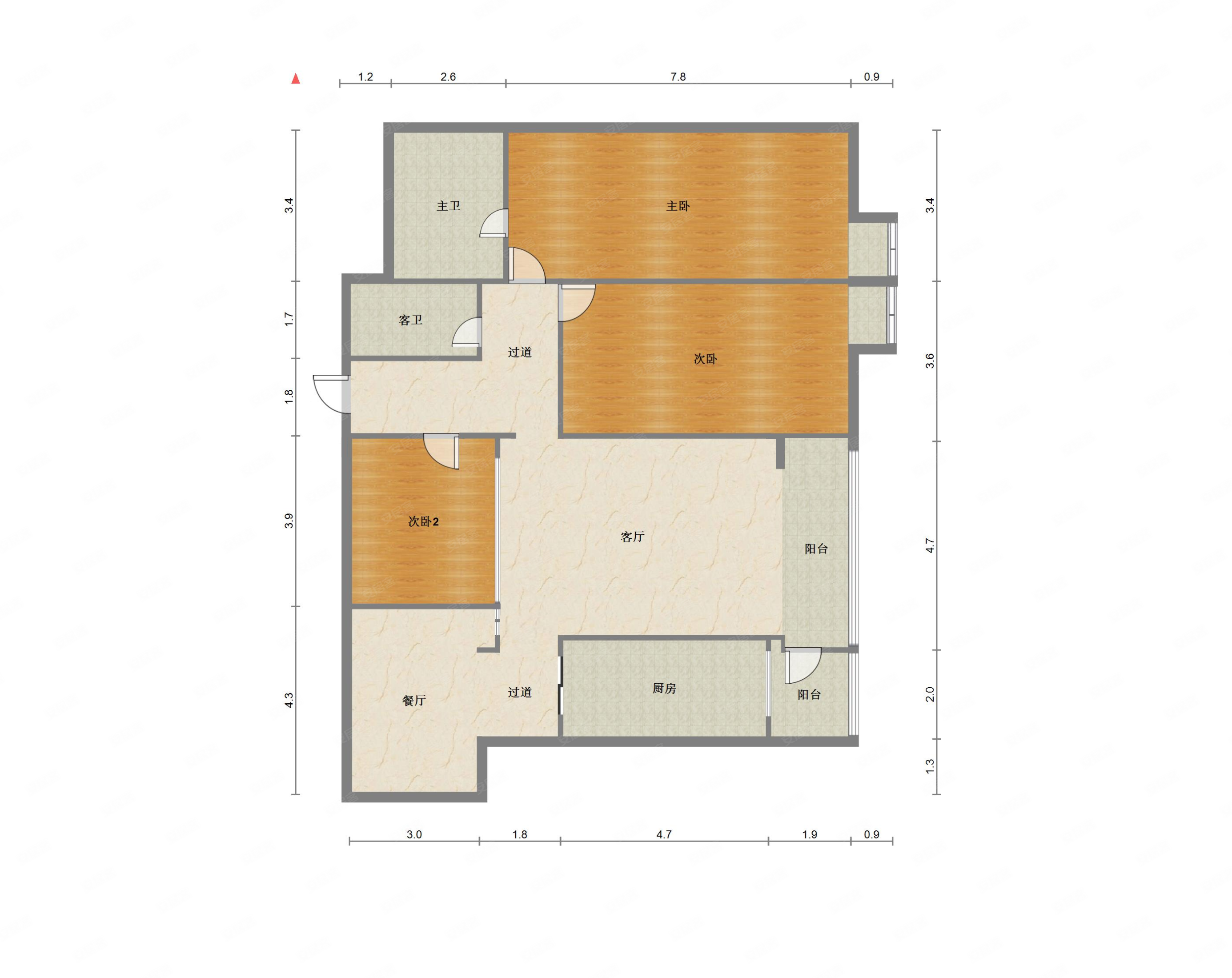 嘉诚大厦3室2厅预约看房