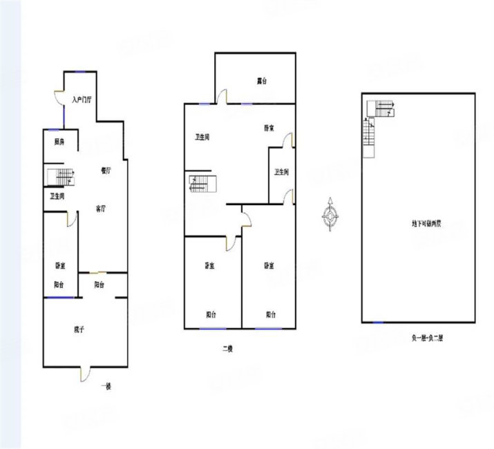 青特赫府二期4室2厅2卫158㎡南北585万