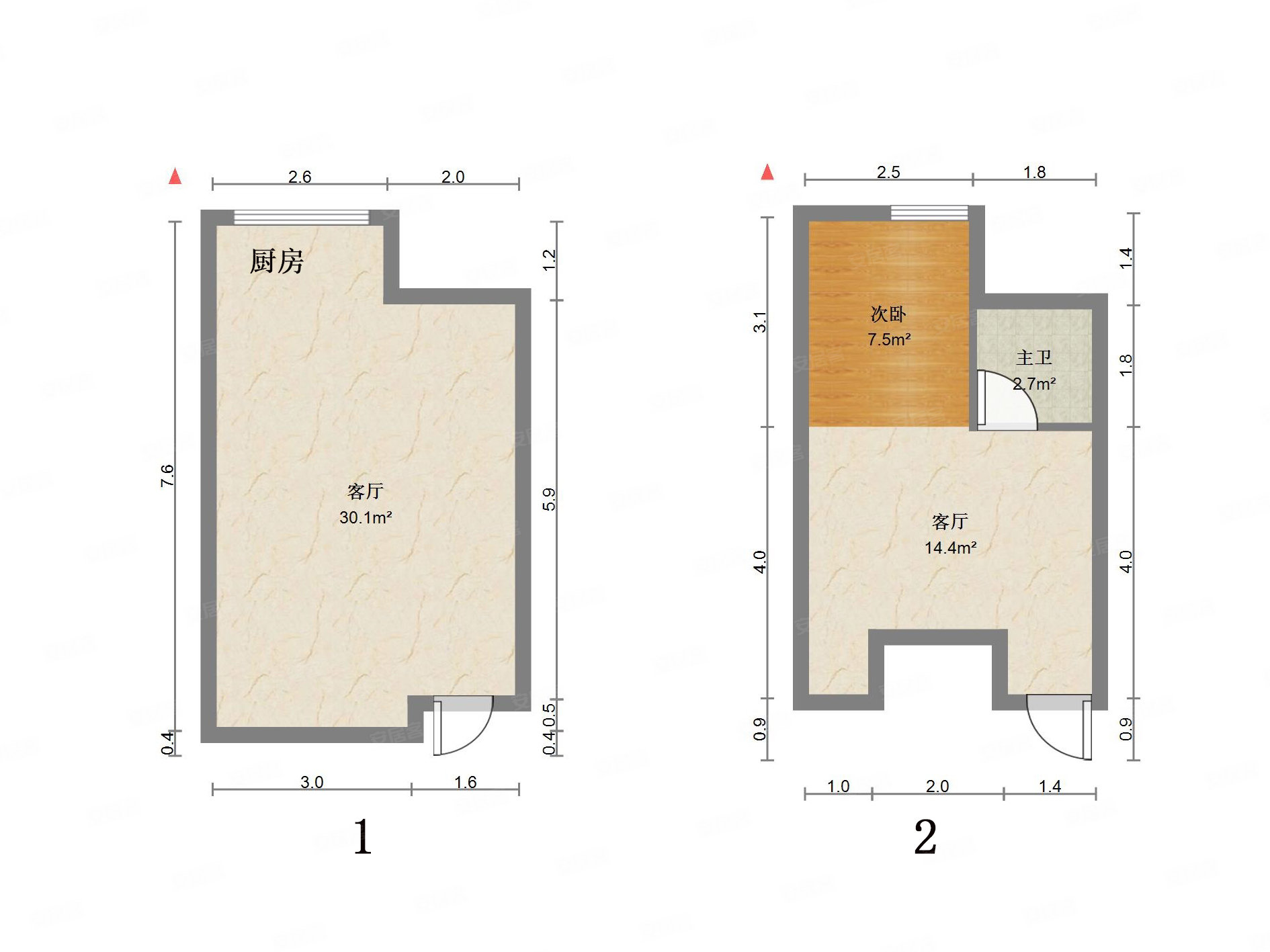 剛需兩居 南北通透 得房好 滿二 居住密度低 房齡新,歐亞大觀商都二手