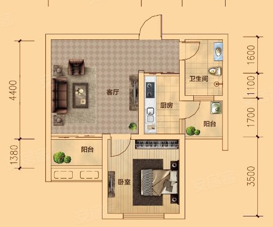 重庆江北观音桥半山华府真实图片 月付价可谈轻轨楼上房东急租 近