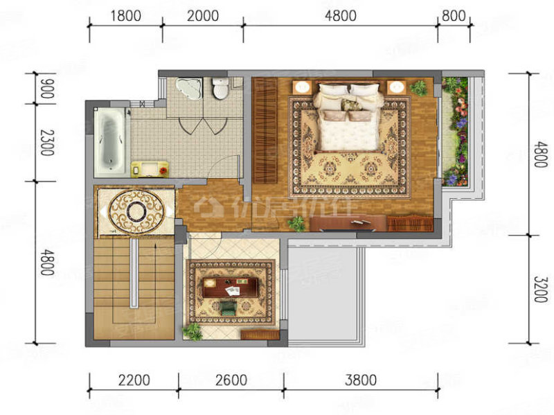 桃源居国际花园五区(别墅)4室2厅3卫270㎡南270万