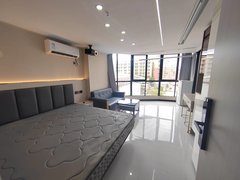 石狮石狮市步行街瑞昌街泰禾，精装大单间，带投影电动幕布，落地窗出租房源真实图片