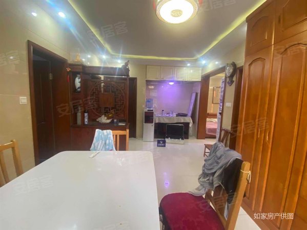 商品房无土出新惠园精装2房电梯小高层有露台开好门的