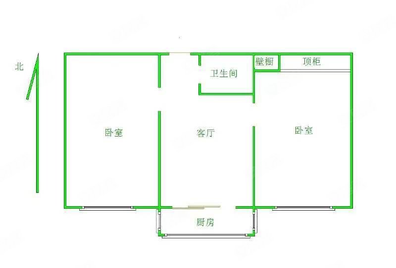 2万买房乐凯精装两室双阳户型全天采光好密码锁