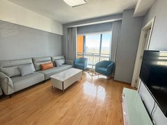 银川金凤正源北街可短租可月付 两室采光好 双空调 密码锁 悦海新天地精装公寓出租房源真实图片