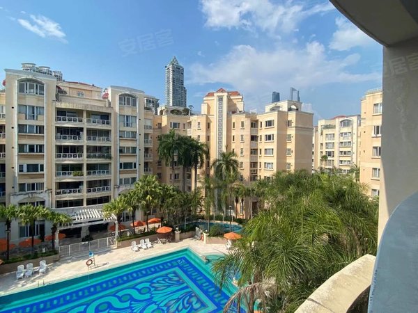 广州越秀二沙岛金亚花园(别墅)二沙岛金亚花园电梯四房家私电器全齐包