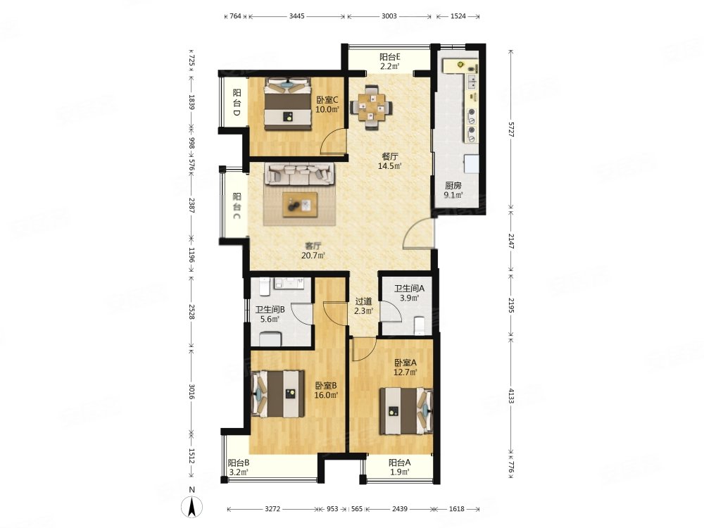 融景城东区精装好房小区绿化高近医院电梯房