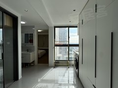 常熟莫城莫城中心湖滨商业广场精装一室户家具家电齐全，自助装修房子非常漂亮出租房源真实图片