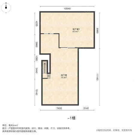 香堤庭院3室2厅3卫300㎡南北539万