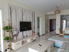 赤壁赤壁城区赤壁市区博园澜郡 3室2厅1卫 95平 电梯房 精装修出租房源真实图片