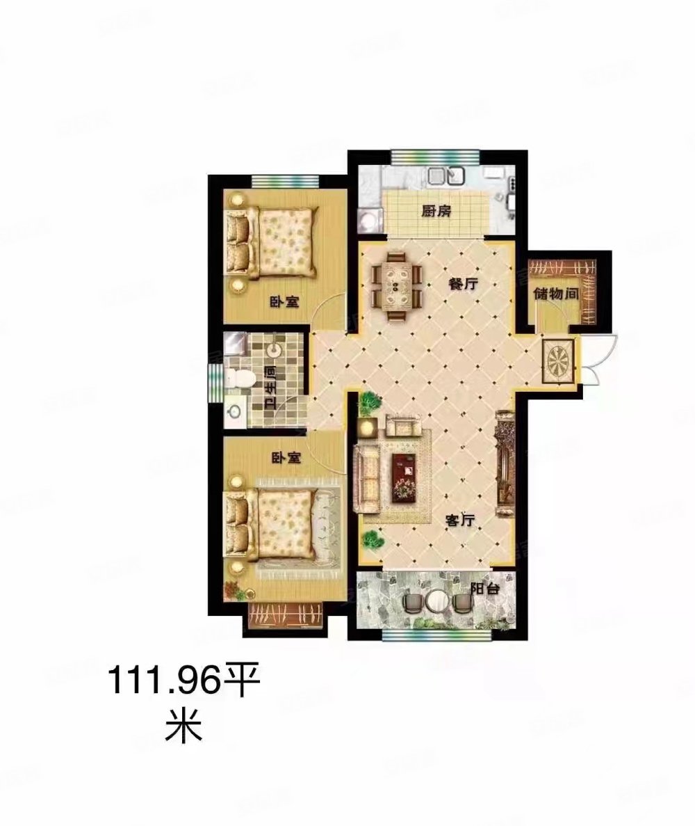 锦绣华庭电梯房刚需两居楼层好精装可拎包入住南北通透