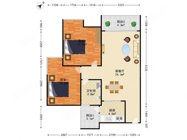 中间楼层采光好 产权清晰 交通便捷 装修好 商圈成熟 临地铁