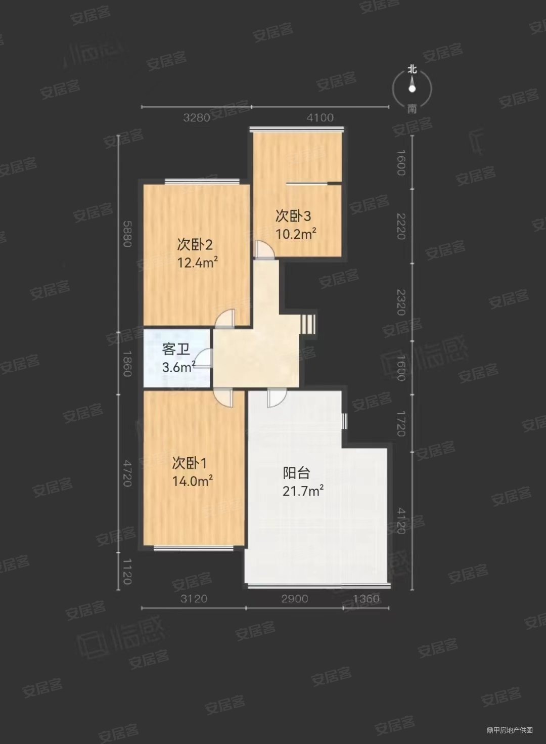 永辉巴黎5室2厅2卫200㎡南北160万